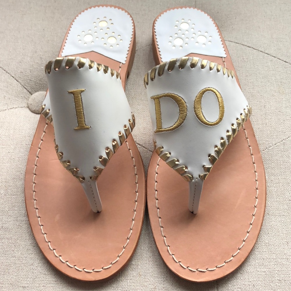 Jack Rogers “I Do” sandals